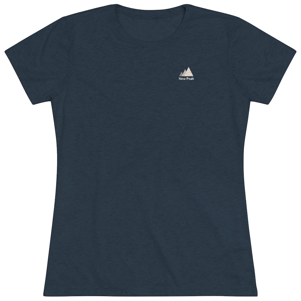 Women's Triblend Tee - White Logo Collection