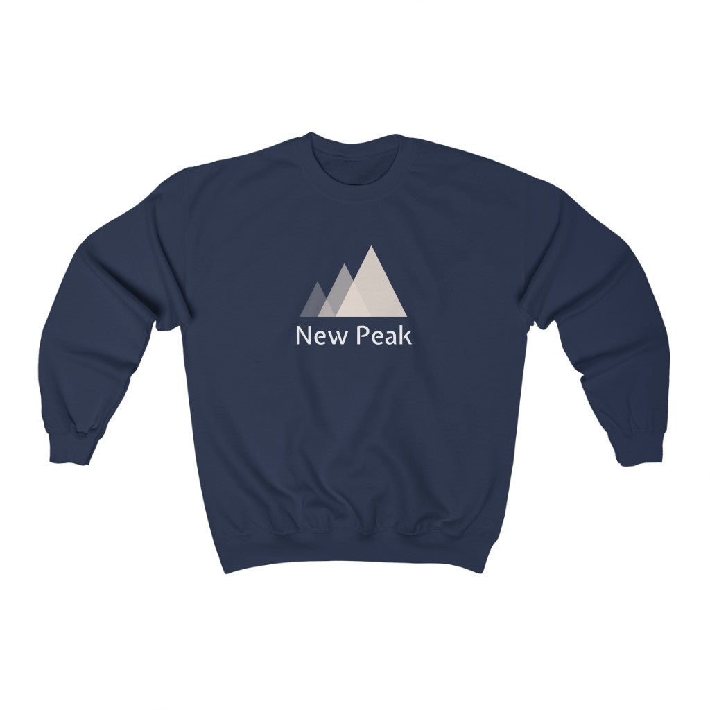 New Peak x Heavy Blend™ Crewneck Sweatshirt - The White Logo 