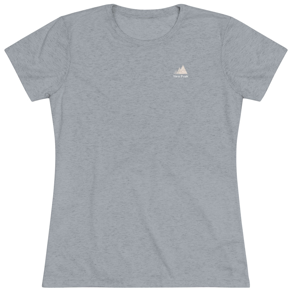 Women's Triblend Tee - White Logo Collection